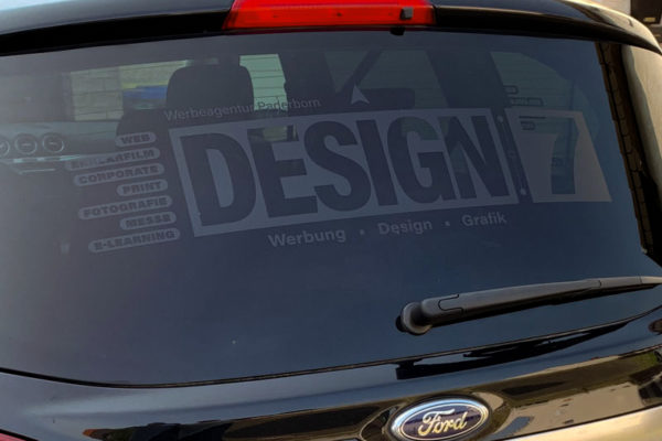 Print Design Paderborn • Fahrzeugbeschriftung • Design 7 • Werbeagentur Paderborn • Fahrzeugbeklebung
